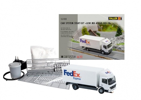 FALLER 161488 Car System MB Atego FedEx Starter Set